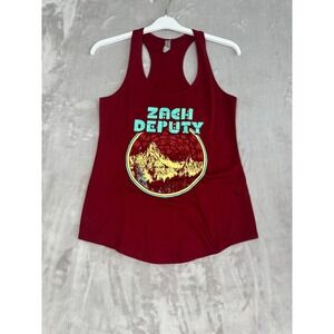 Zach Deputy Concert Burgundy Mountains Graphic Next Level Apparel Women's M